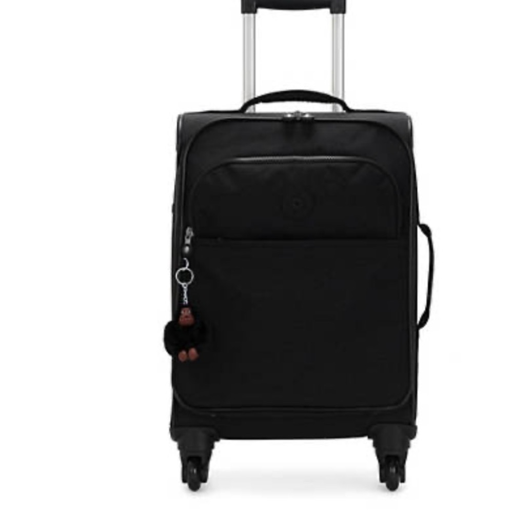 Kipling black carry on suitcase